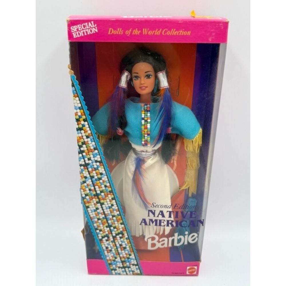Dolls‎ of the World Second Edition Native American Barbie Doll 1993 Mattel 11609